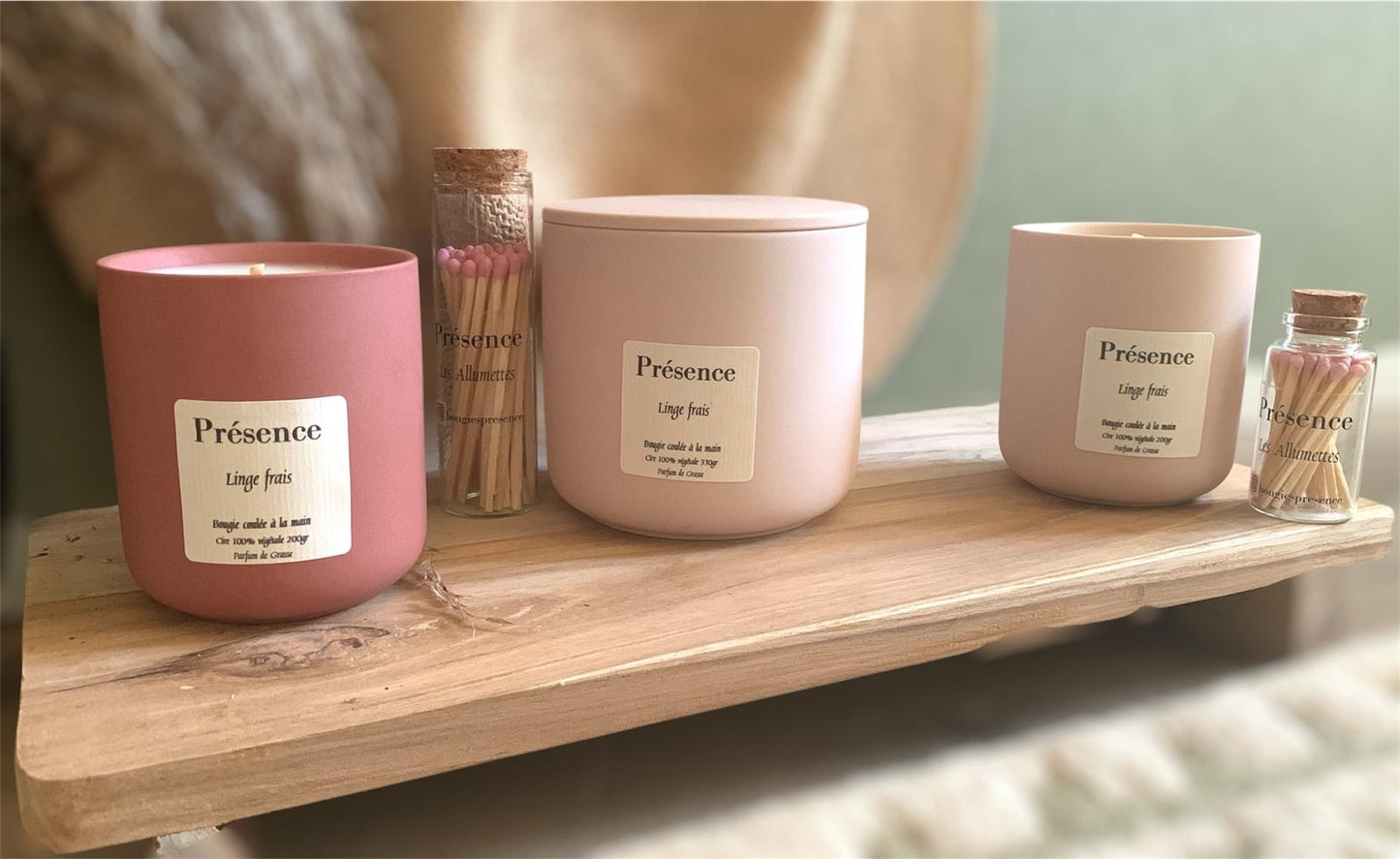 bougie linge frais ambiance
