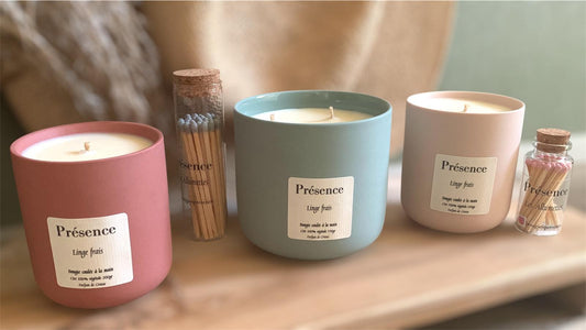 bougie linge frais ambiance 200g 2