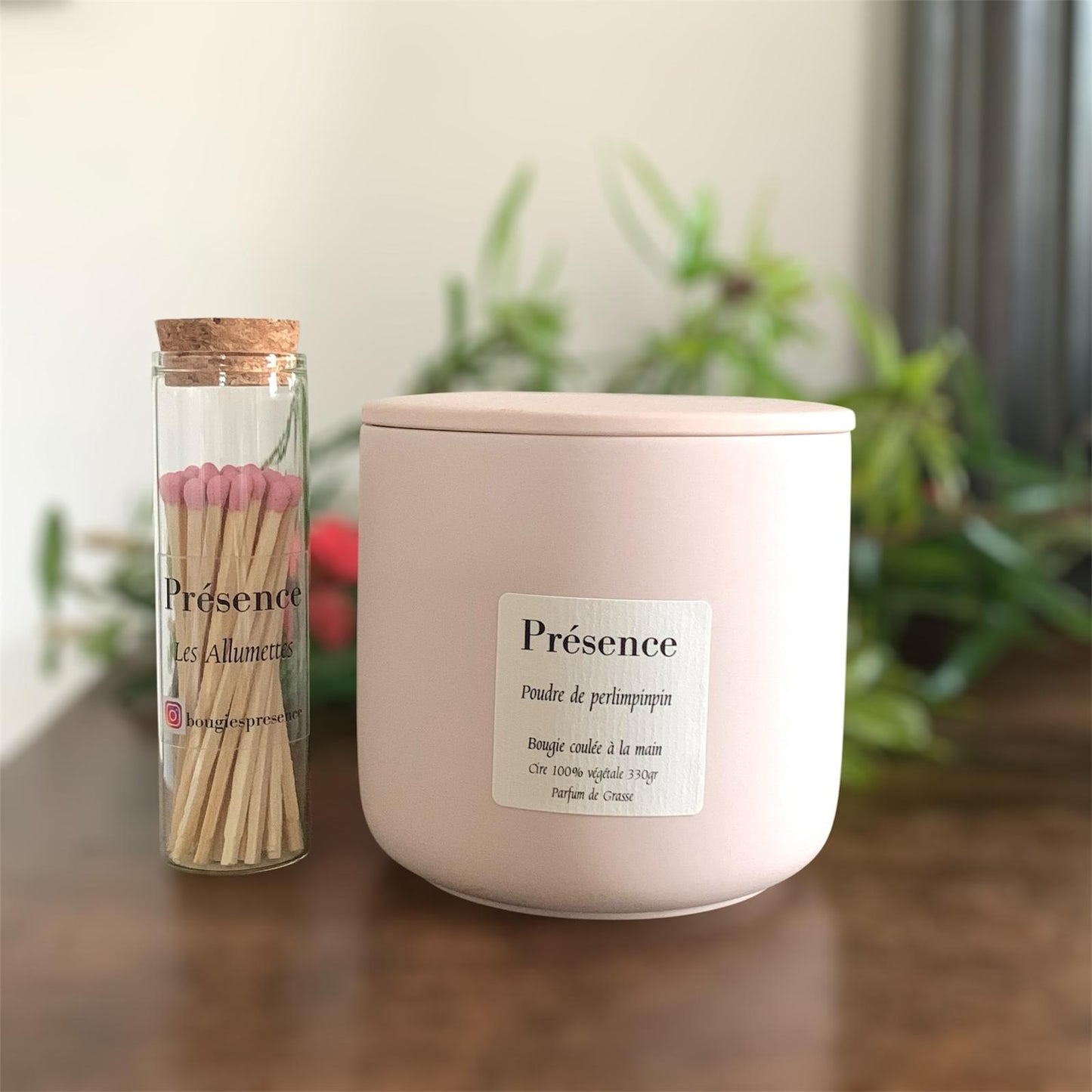 bougie poudre de perlimpinpin rose poudre 330g