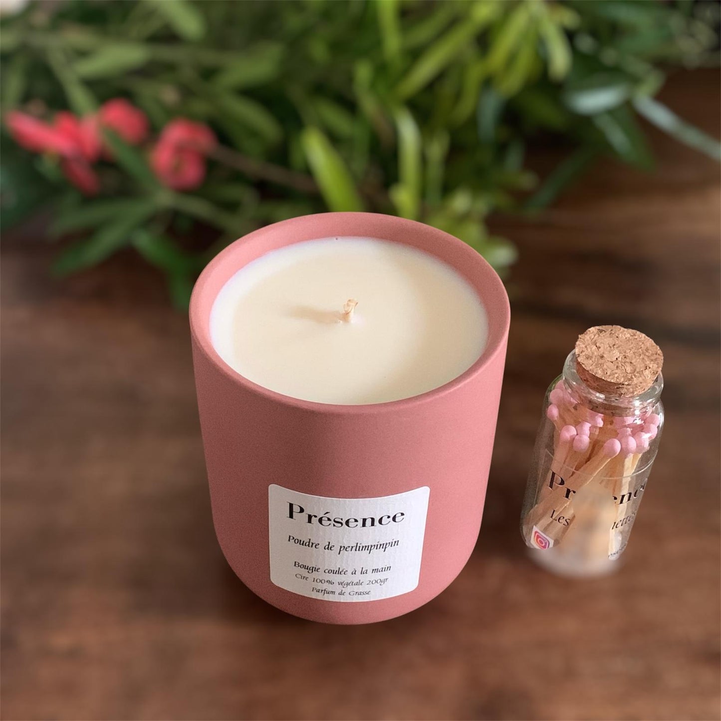 bougie poudre de perlimpinpin terracotta 200g