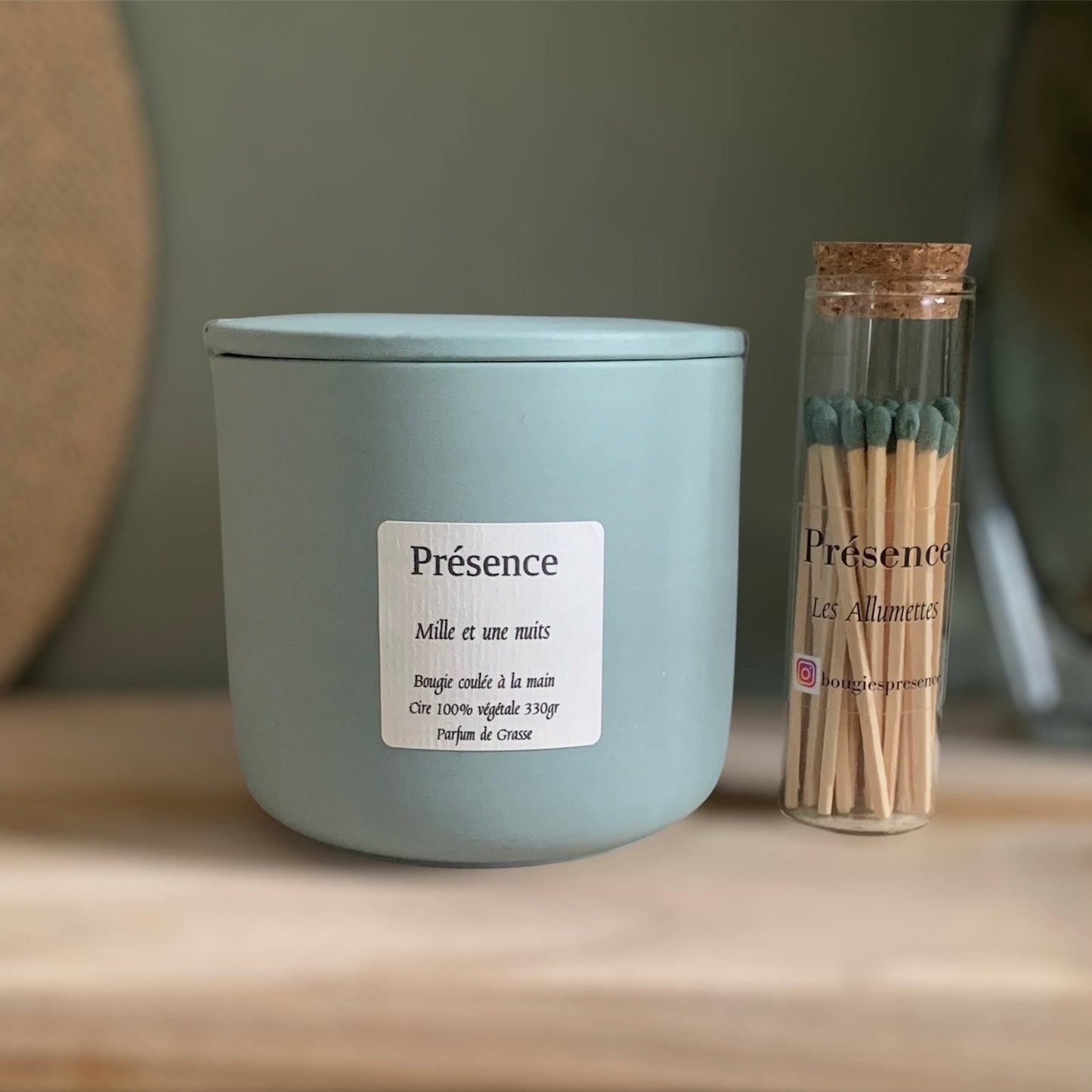 Mille et une nuits pot 330gr vert paon