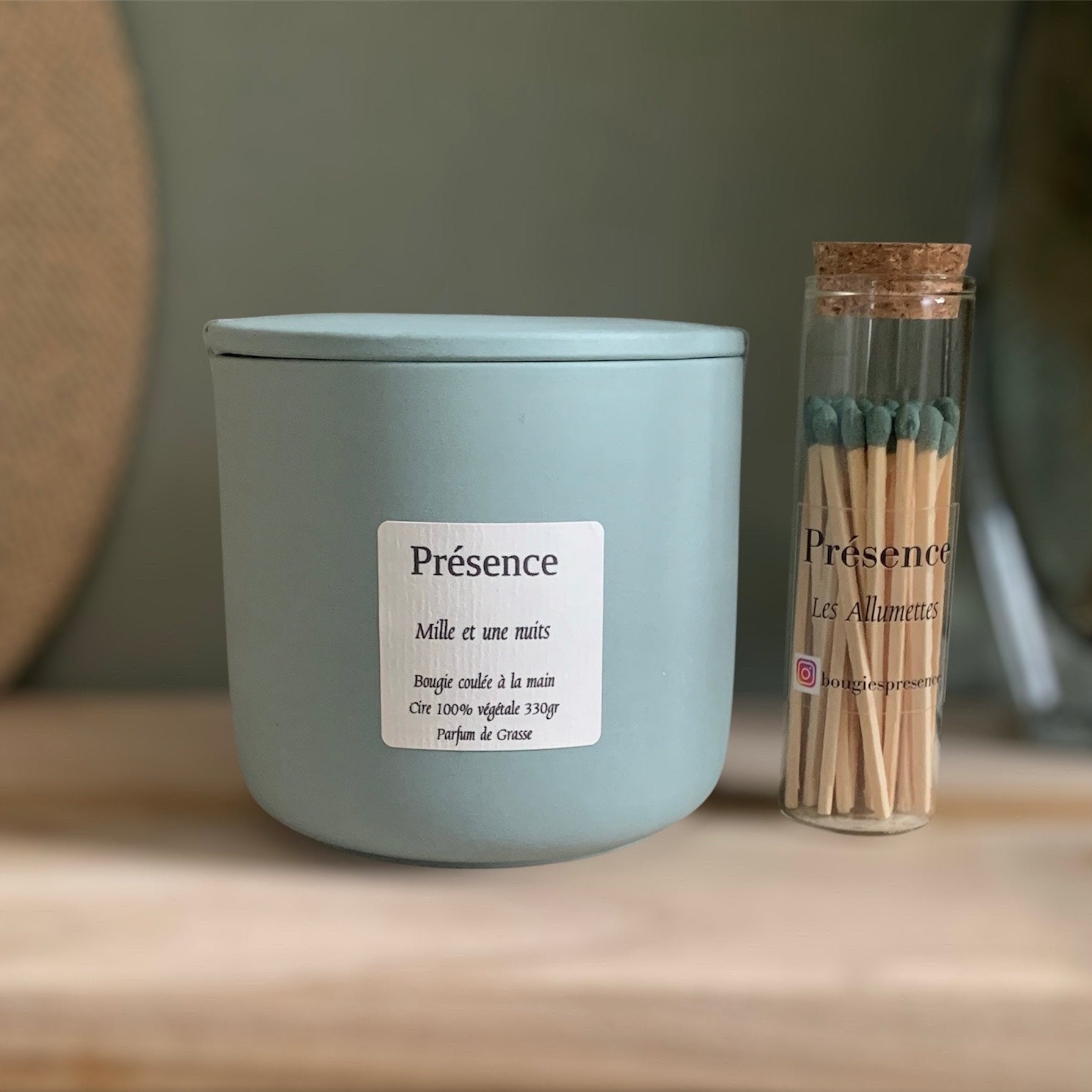 Mille et une nuits pot 330gr vert paon