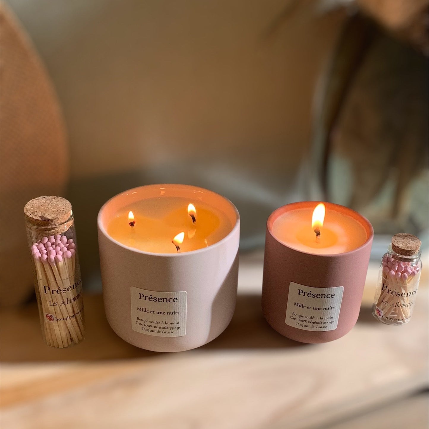 Mille et une nuits pot 330 et 200 gr allumés