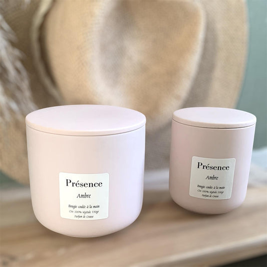 bougie ambre ambiance